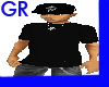~GR~black baggy tee long