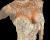 Raquel Dress Beige