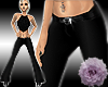 -Blk Smooth Belted