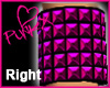 PunkX Pink Studs Right