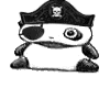 panda pirate animated