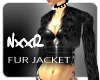 NR-AFJ FUR JACKET BLACK