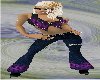 (BB)Biker Flame Purple