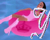 Pink Crown Innertube