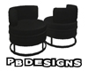 PB Black Chat Chair