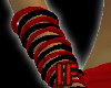 [LF] Blk nd Red Bangles