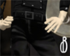 d3 Black Leather Pants