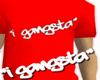 (RED) I gangsta t-shirt