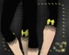 [H]BlckLeggings YllwBows