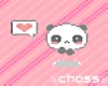 [C] Love Panda Sticker