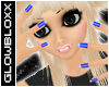 #DarkBlue Plastic Nails#