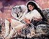MAIDEN AN HER WOLF