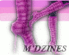 MDZ PURPLE STILETTO BOOT