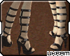 [U] Buckled Strips Boots