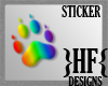 }HF{ Rainbow Paw