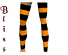 Orange and Black tights