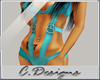 +Cc+Blu.Buckled Swimwear