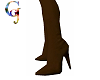 DarkBrown Suede Stiletto