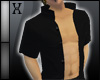 +Rx Black OpenShirt