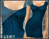 !F! Prussian Blue Dress