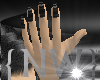 dainty hand w/blacknail