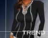.t. Black Zip Up Top