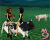 Animated Bull Scene