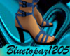 Indigo Gladiator Sandals