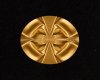 Round Gold Pillow