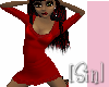 [Sin] Red Sweater Dress