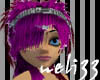 Purple punk hair