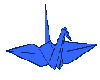 SM Origami Crane Sticker