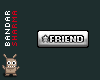 (BS) FRIEND in silver