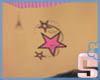 SF Pink Stars Tattoo