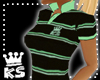 {K} Mint Stripes Polo FF