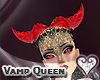 Vamp Queen mask in gold