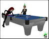 Brushed Steel Pool Table