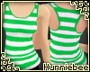 [H] Green&White TankTop