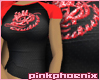 Cherry Mesh Raglan Tee