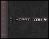 C* I heart you