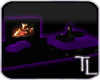 Royal Purple Fireplace