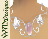 WM{SL}Rose Quartz Ncklc