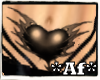Af Cute Heart Tattoo