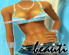 ~BB~Bl/stripe bikini fit