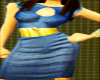 {xxx}Keyhole dress blue