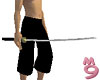 Katana in hand