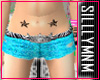 (m)Blue Glamour Shorts