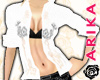[Ari] Leah Shirts #White