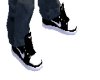 white n black nikes