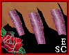 `XL AmethystCrystalNails
